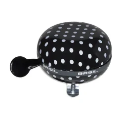 Bellen < Basil Polkadot Big Bell Fietsbel - black/white dots