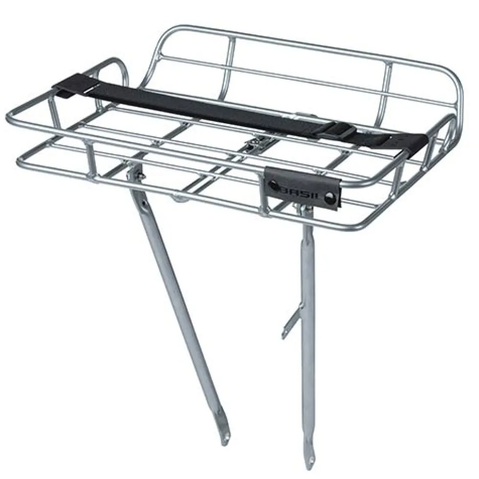 Basil Portland Voorwielhouder - aluminium