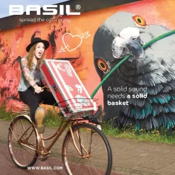 Basil Robin Fietsmand Voor 27L - matt black