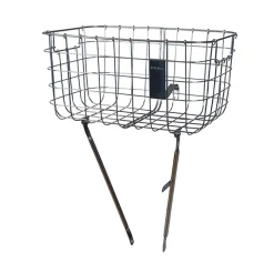 Basil Robin Fietsmand Voor 27L - silver cloud