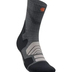 Sokken|Sokken < Bauerfeind Outdoor Merino Mid Cut Sokken Heren - lava grey