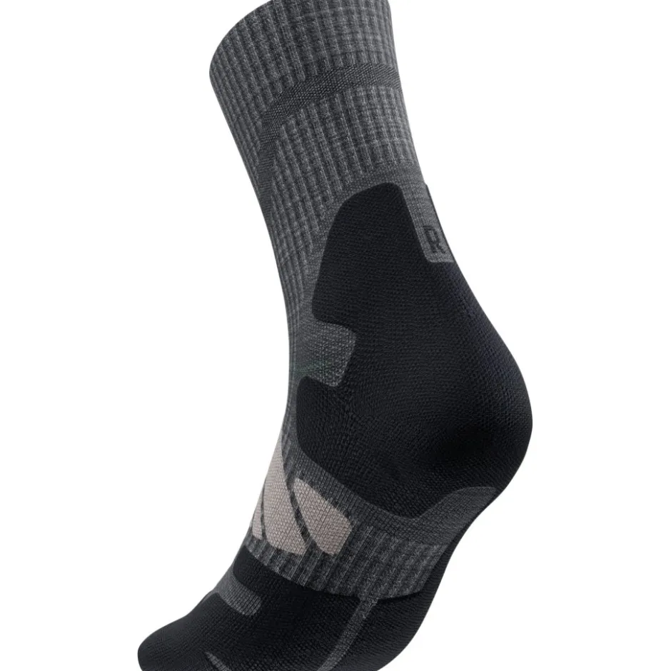 Sokken|Sokken < Bauerfeind Outdoor Merino Mid Cut Sokken Heren - lava grey