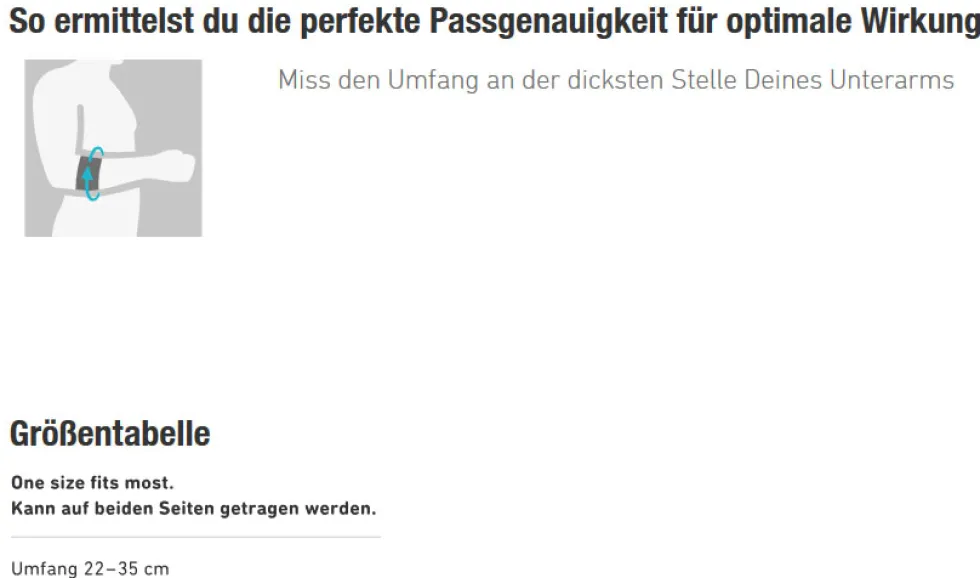 Bauerfeind Sports Elleboogbrace - zwart