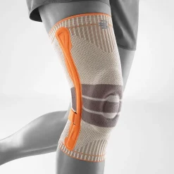 Sportbandages & Braces|Sportbandages & Braces < Bauerfeind Outdoor Kniebandage - andtone-orange