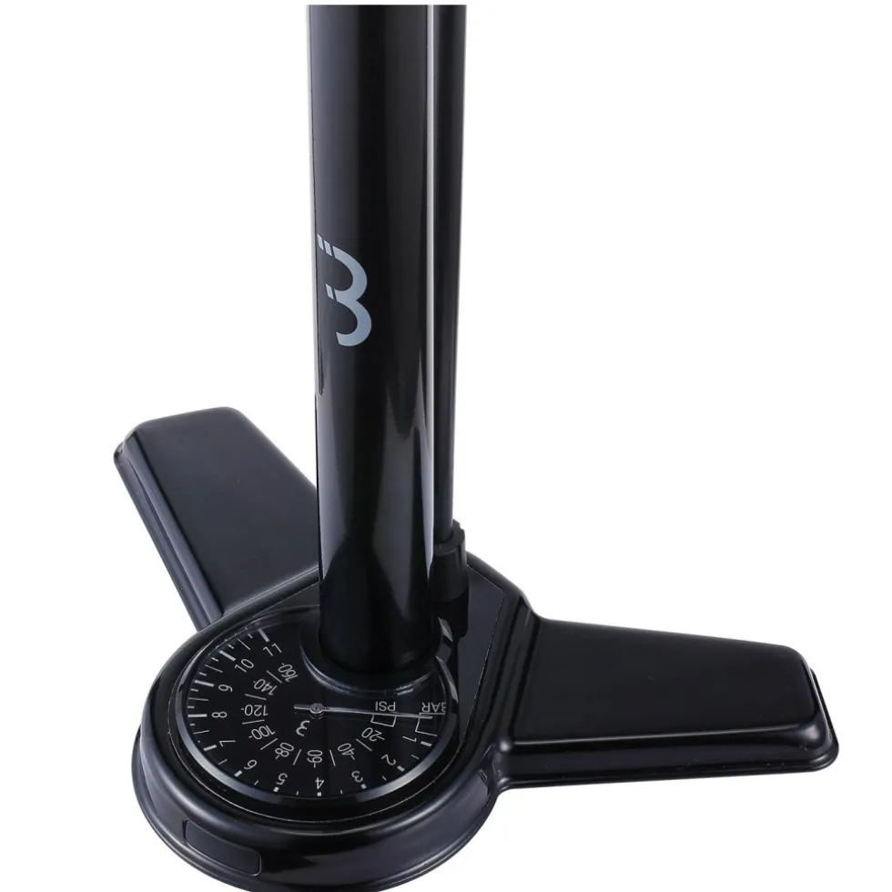 BBB Cycling AirSteel BFP-27 Floor Pump - black