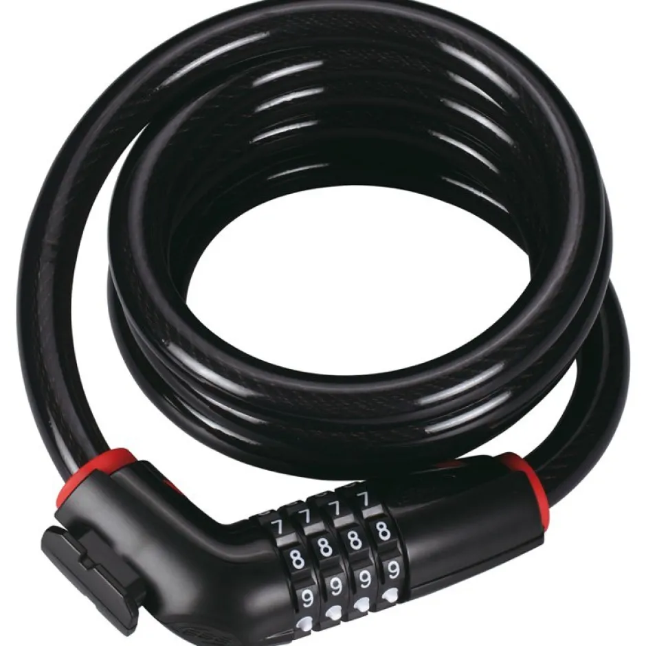 Kabelsloten|Cijfersloten < BBB Cycling CodeLock BBL-45 180cm Spiraalkabelslot - black