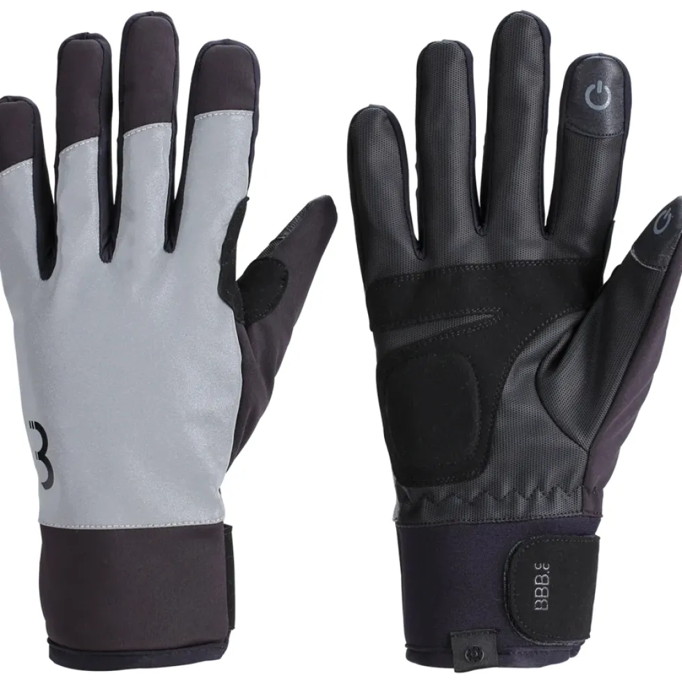 BBB Cycling Coldshield Reflective Winter Gloves BWG-38 - Black