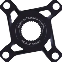 E-Bike Aandrijving < BBB Cycling Crank Spider E-Bike Mount BCR-72E Bosch G4-104/4-CL52 - zwart