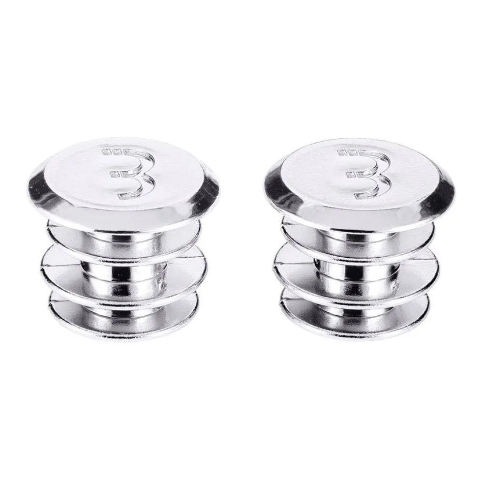 BBB Cycling EndCaps BHT-90S Handle Bar Plugs - chrome