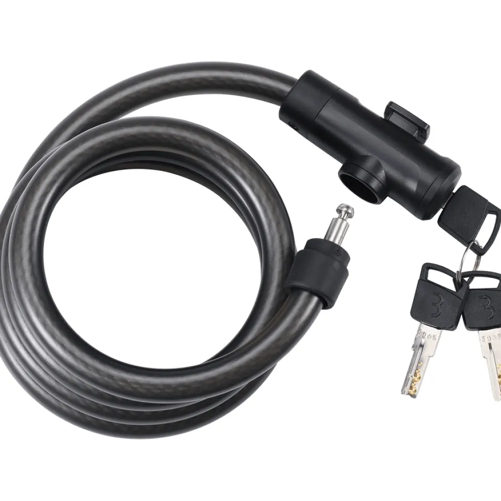 BBB Cycling KeyGuard Cable 15/180 BBL-112B Kabelslot met bevestiging