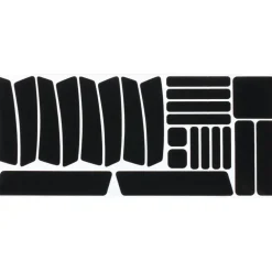 BBB Cycling MultiVis Reflektor Stickerset BBP-71 - black