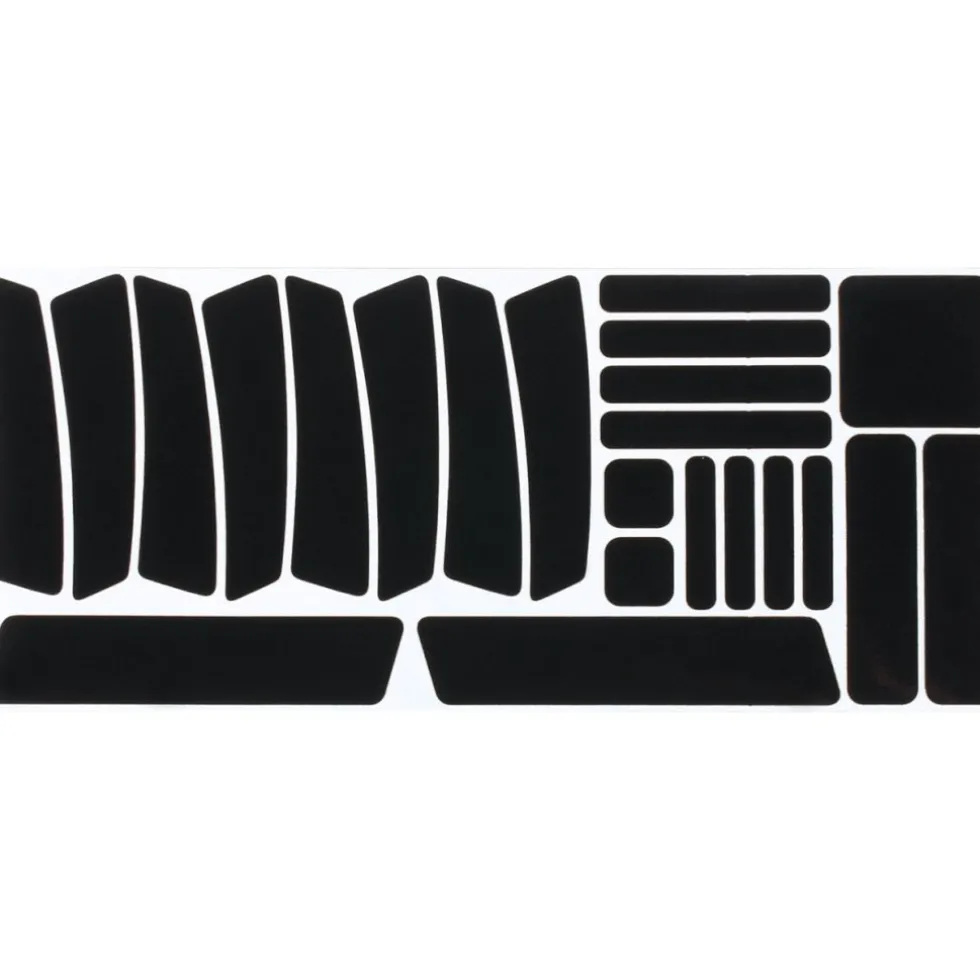 BBB Cycling MultiVis Reflektor Stickerset BBP-71 - black