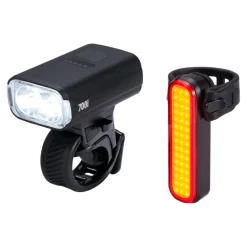 BBB Cycling NanoStrike 700i Combo + Signal Verlichtingsset BLS-266i - zwart