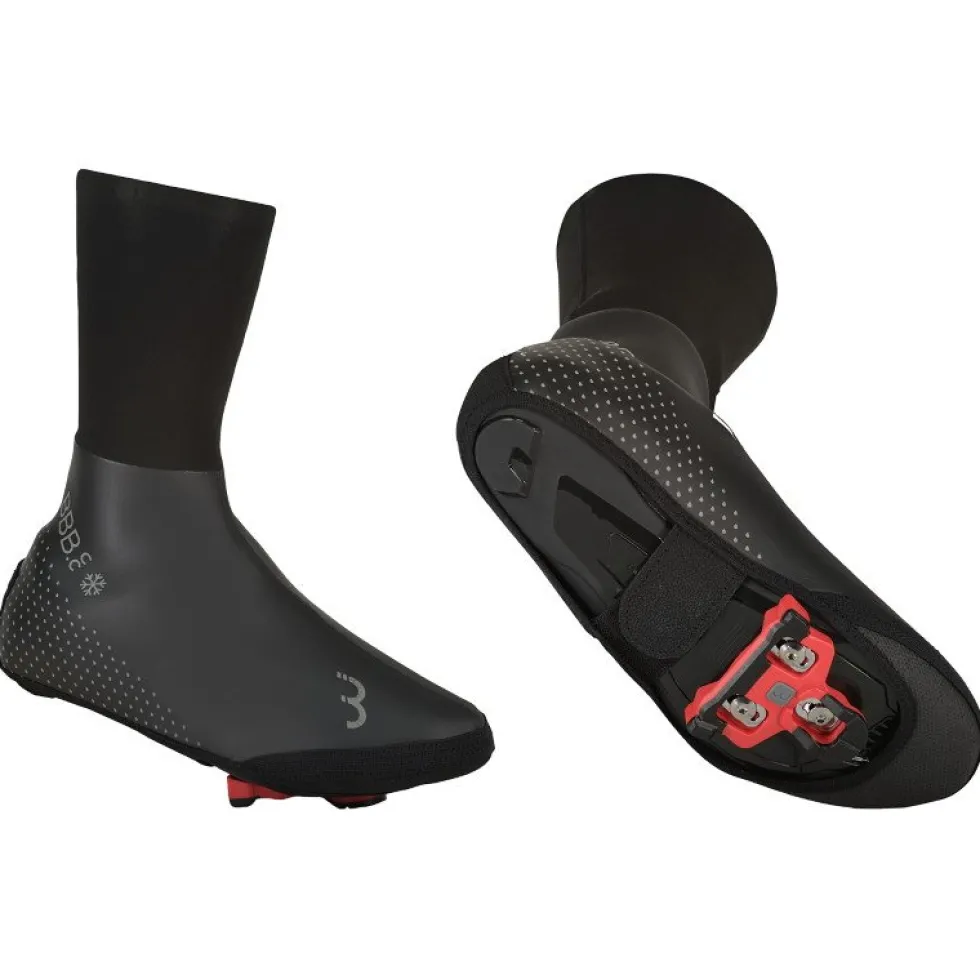 BBB Cycling Ultrawear Zipperless Extended Shoe Covers - black