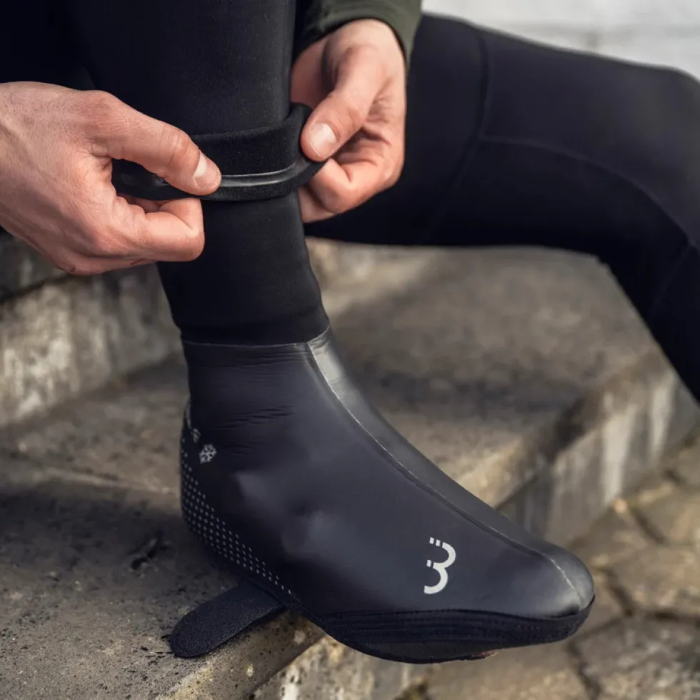BBB Cycling Ultrawear Zipperless Extended Shoe Covers - black