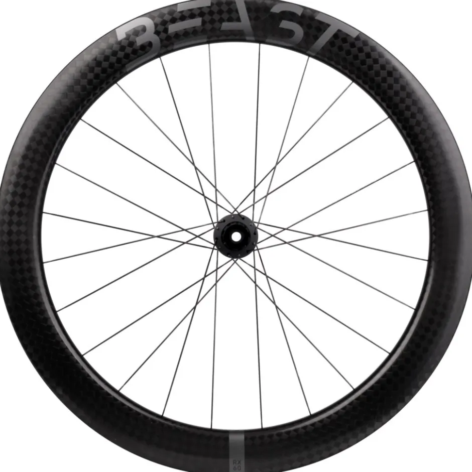 Wielen En Wielsets < Beast Components | DT Swiss - RX60 | 240 - Wielset - 28" | Carbon | Clincher | Centerlock - 12x100mm | 12x142mm - HG-EV | SQUARE black