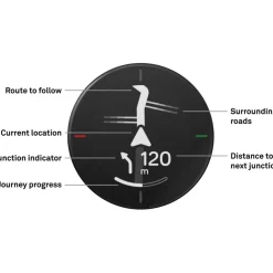 Fietsnavigatie < Beeline Velo 2 Navigatiesysteem - zwart