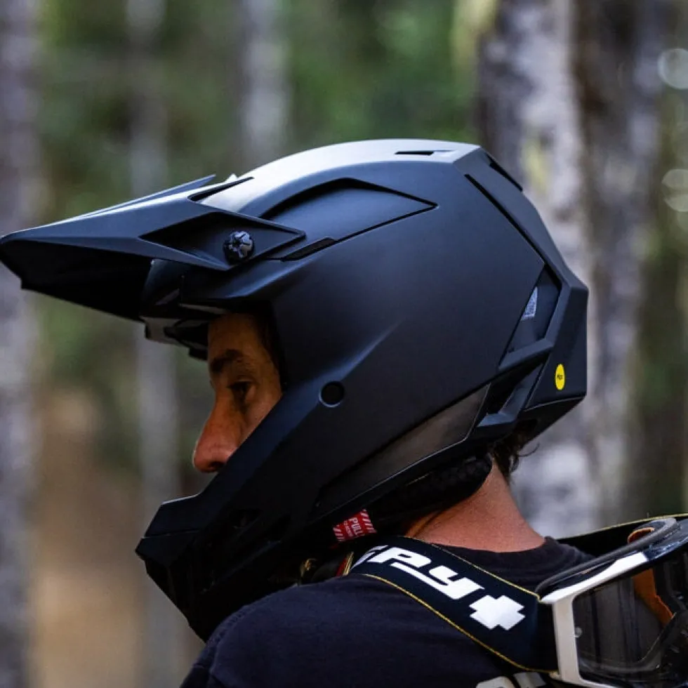 Bell Full-10 MIPS Solid Helm - fasthouse black/white