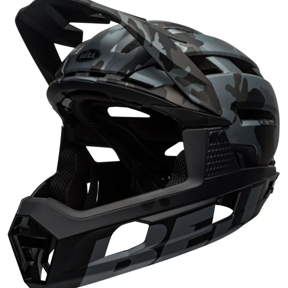 Bell Super Air R Spherical Helm - matte/gloss black camo