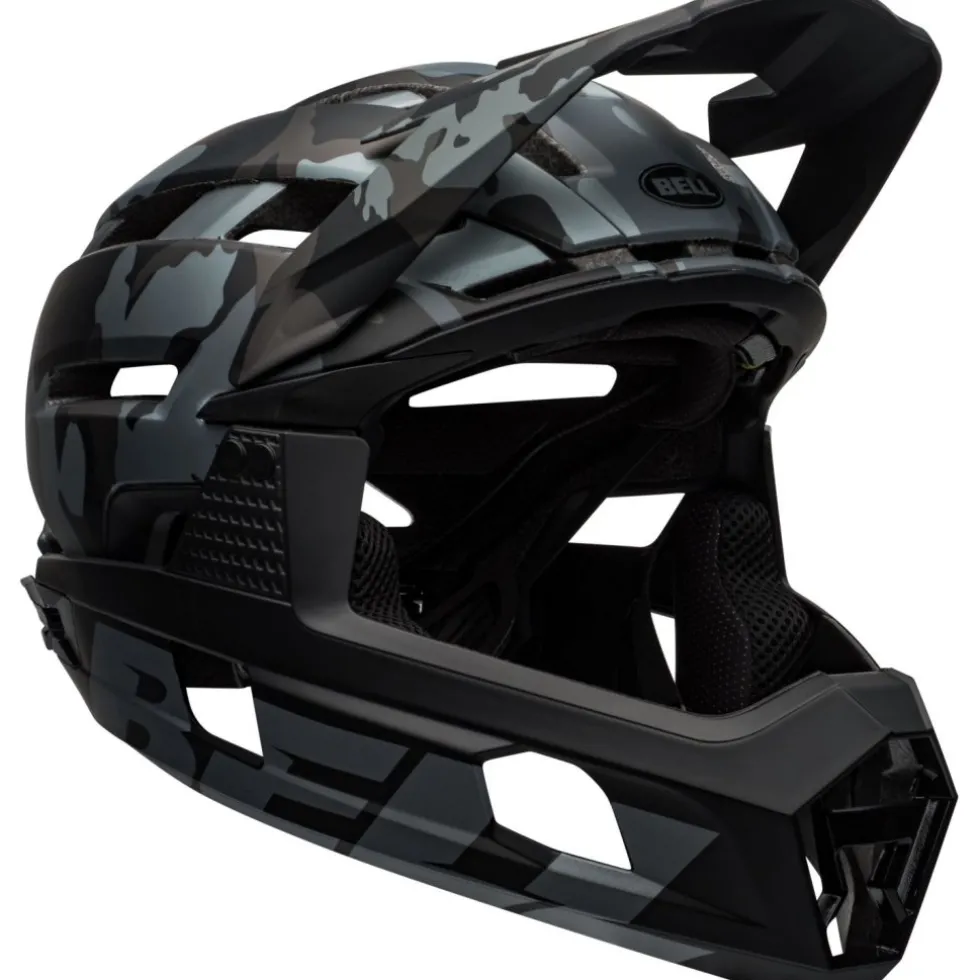 Bell Super Air R Spherical Helm - matte/gloss black camo