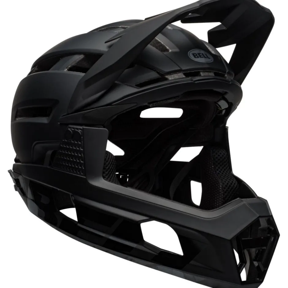 Downhill Helmen < Bell uper Air R pherical Helm - matte/glo black