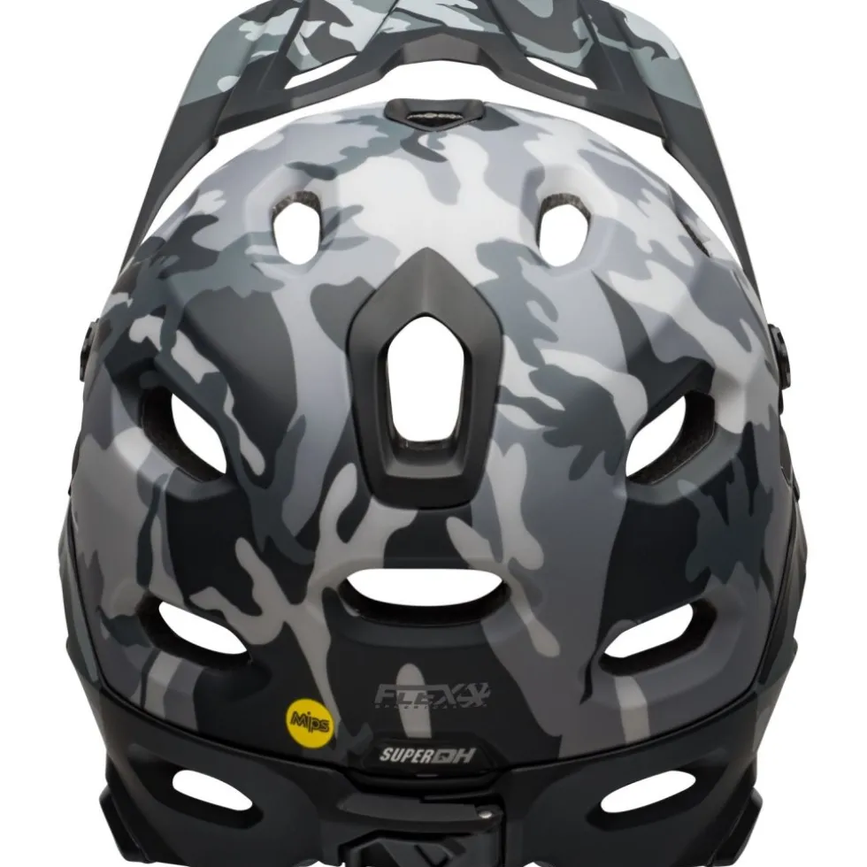 Bell Super DH Spherical Helm - matte/gloss black camo