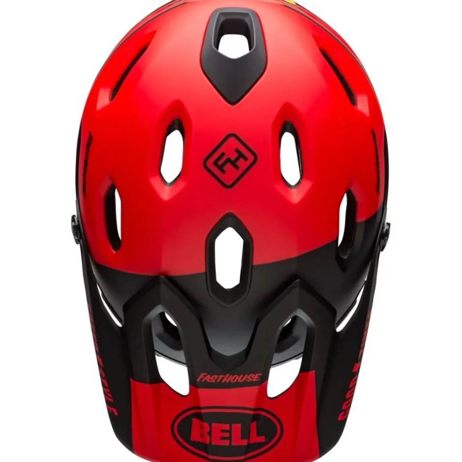 Downhill Helmen < Bell uper DH pherica Hem - matt/go red/back fathoue