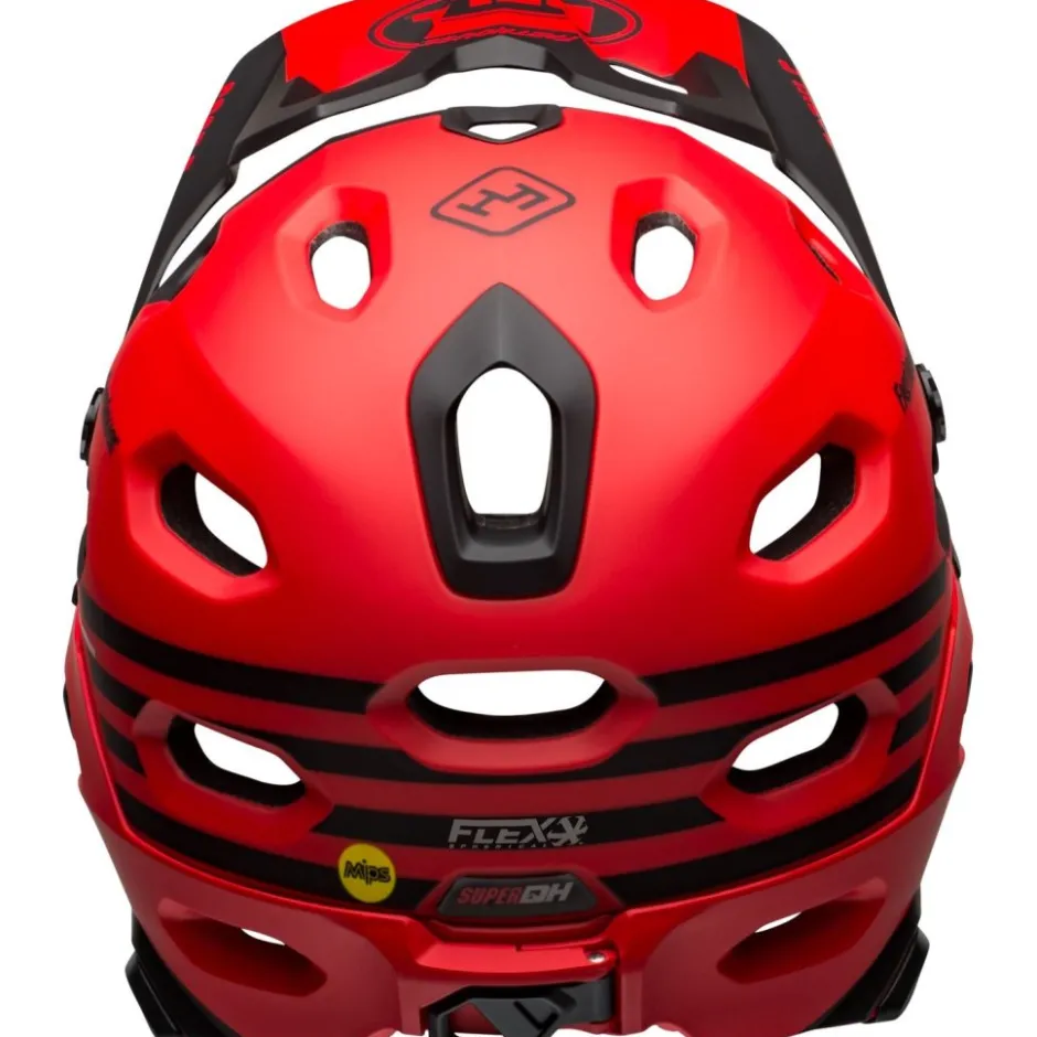 Downhill Helmen < Bell uper DH pherica Hem - matt/go red/back fathoue