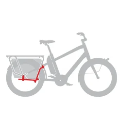 Bagagedragers < Benno Bikes Boost Set zijlader - zwart