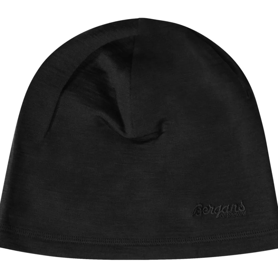 Mutsen < Bergans Wool Beanie - black