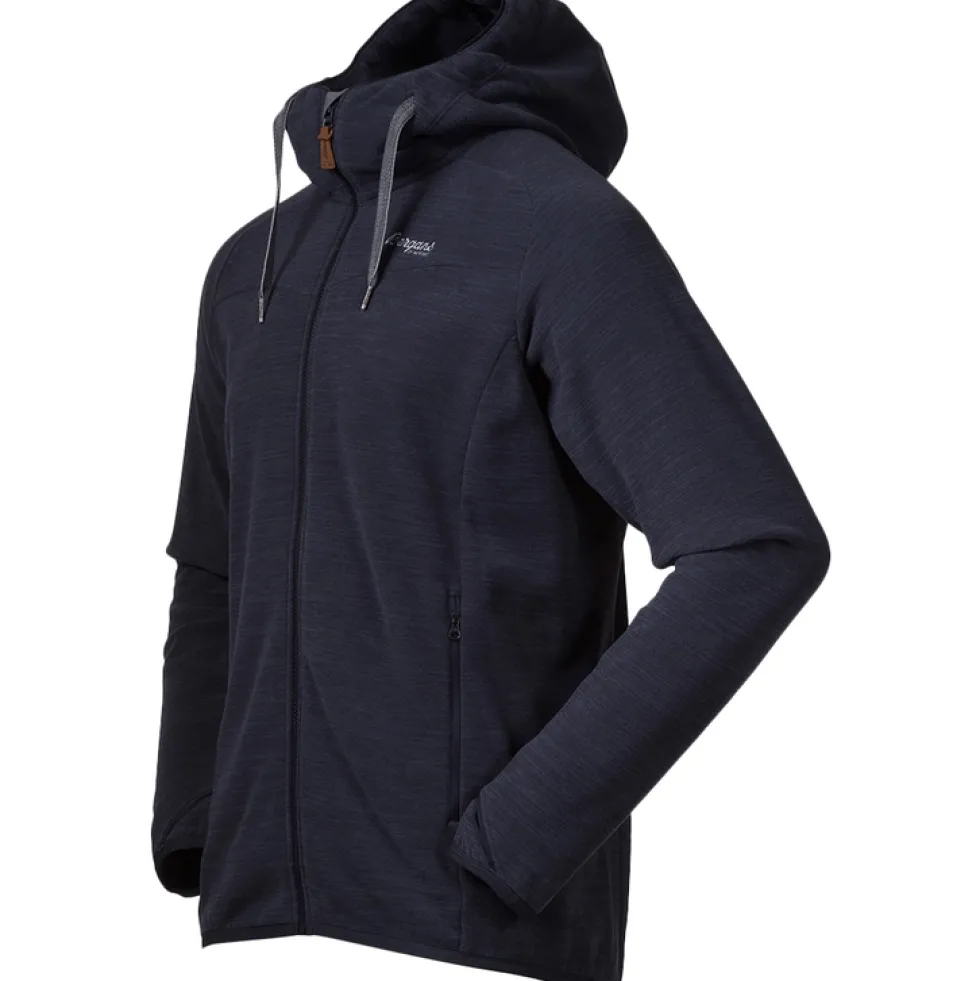 Bergans Hareid Fleece Herenjas - dark navy
