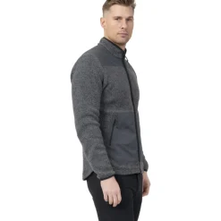 Shirts & Midlayers < Bergans Nordarka ReWoo Pie idayer Jas Heren - soid dark grey/dark shadow grey