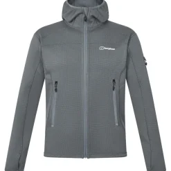 Berghaus Pravitale MTN 2.0 Fleece Jas met Capuchon Heren - Granite/Cavern