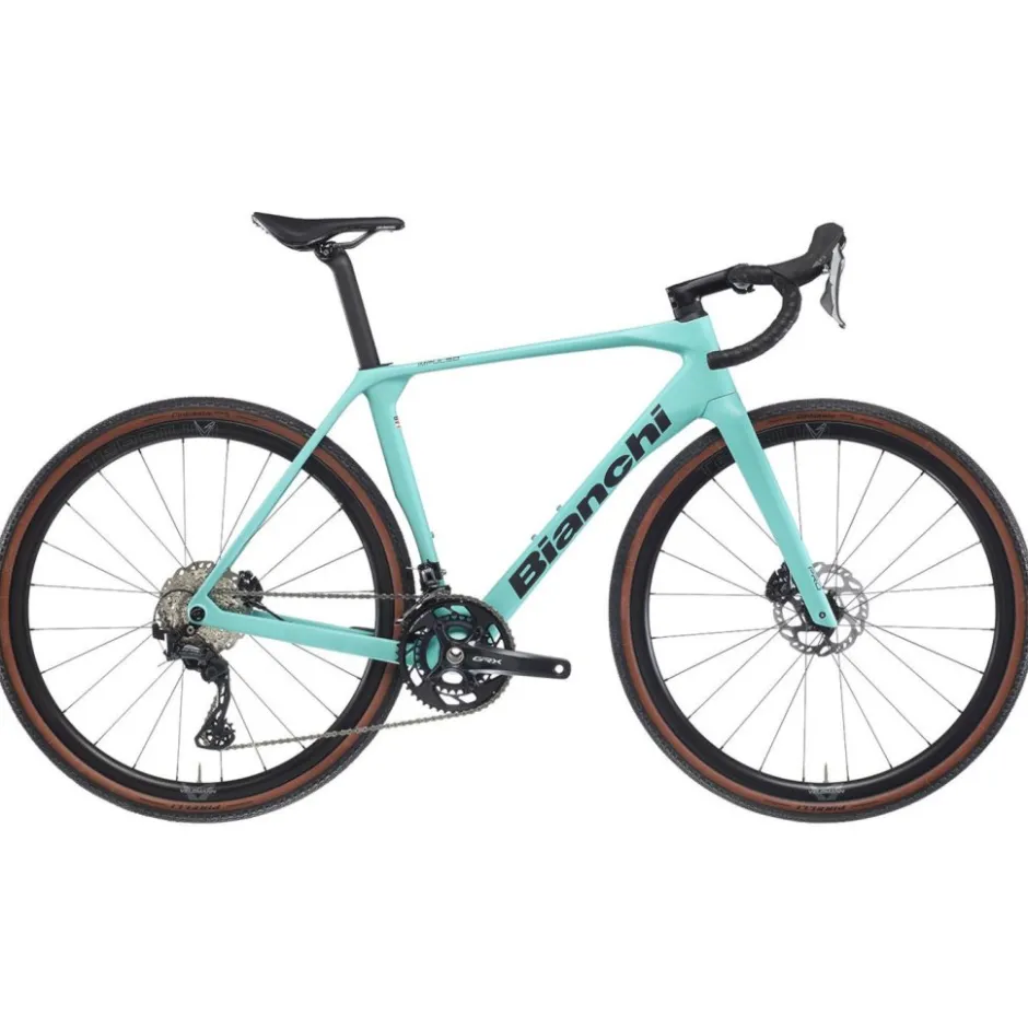 Race Gravelbikes < Bianchi IPUO PRO - GRX 820 - Carbon Grave Bike - 2026 - CK16 / graphite att