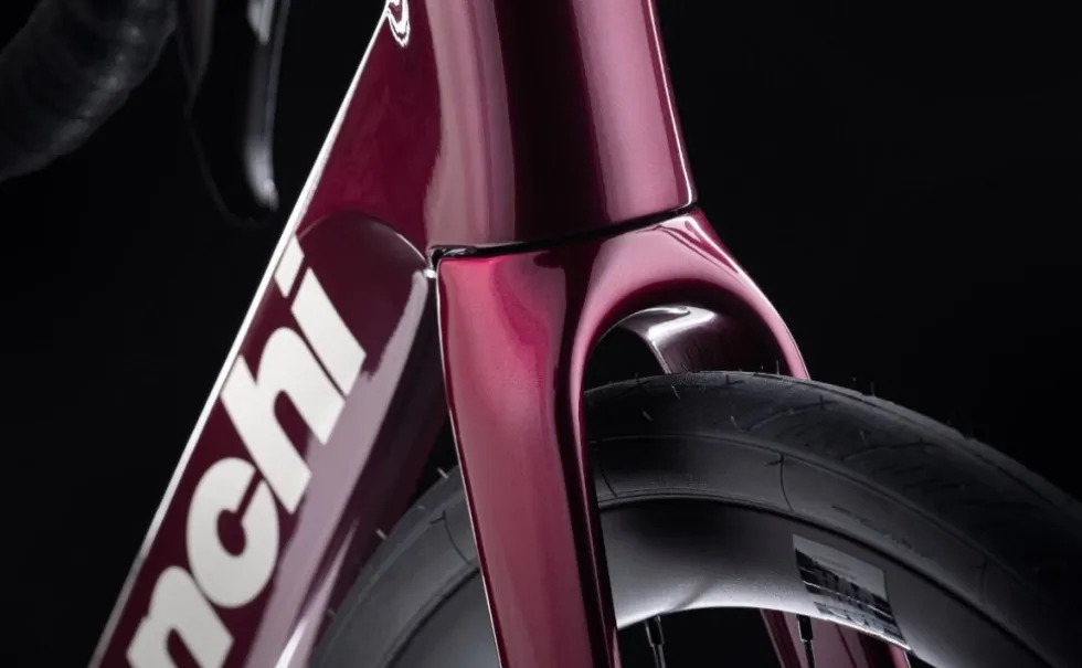 Bianchi INFINITO - 105 - Carbon Racefiets - 2026 - burgundy red / white full glossy