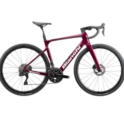 Bianchi INFINITO - 105 Di2 - Carbon racefiets - 2026 - burgundy red / white full glossy