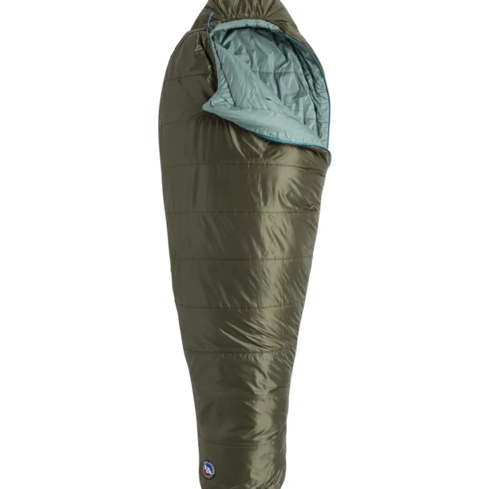 Big Agnes Anthracite 30 Slaapzak Regular - Zip left - olive night/chinois green