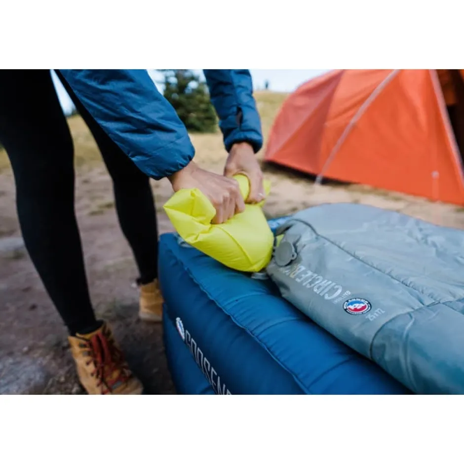 Slaapmatten < Big Agnes Circle Back Opblaasbare Isolatiemat - Wide Long | shadow/warm olive