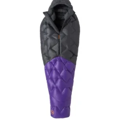 Slaapzakken < Big Agnes Fly Creek UL 25° Slaapzak - Lang - Zip Mid - asphalt/royal purple
