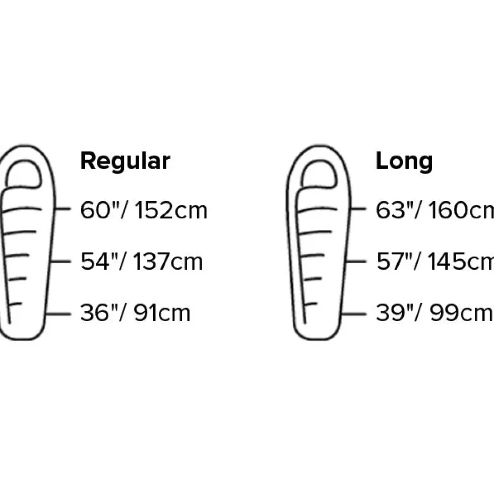 Big Agnes Fly Creek UL 25° Slaapzak - Regular - Zip Mid - asphalt/royal purple