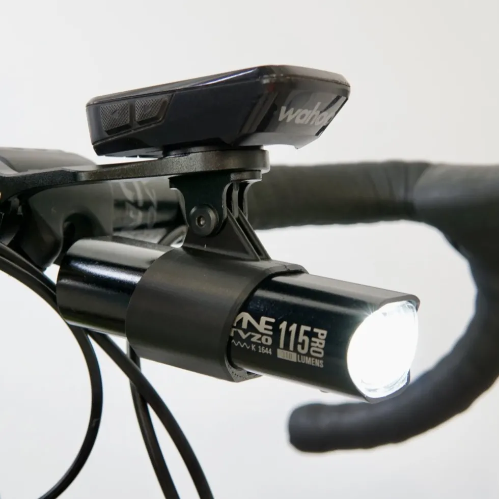Bikemachine Aero Houder GoPro voor Lezyne Lite StVZO Pro 115