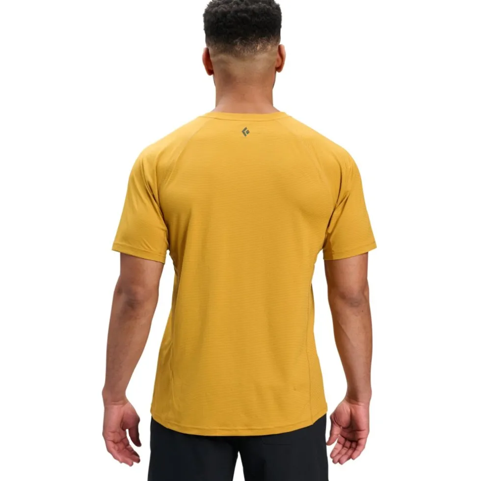 Black Diamond Distance Short Sleeve Tech Tee Men - Amber
