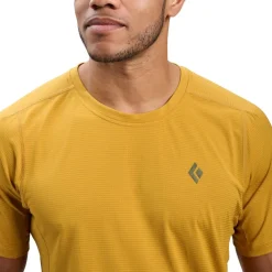 Black Diamond Distance Short Sleeve Tech Tee Men - Amber