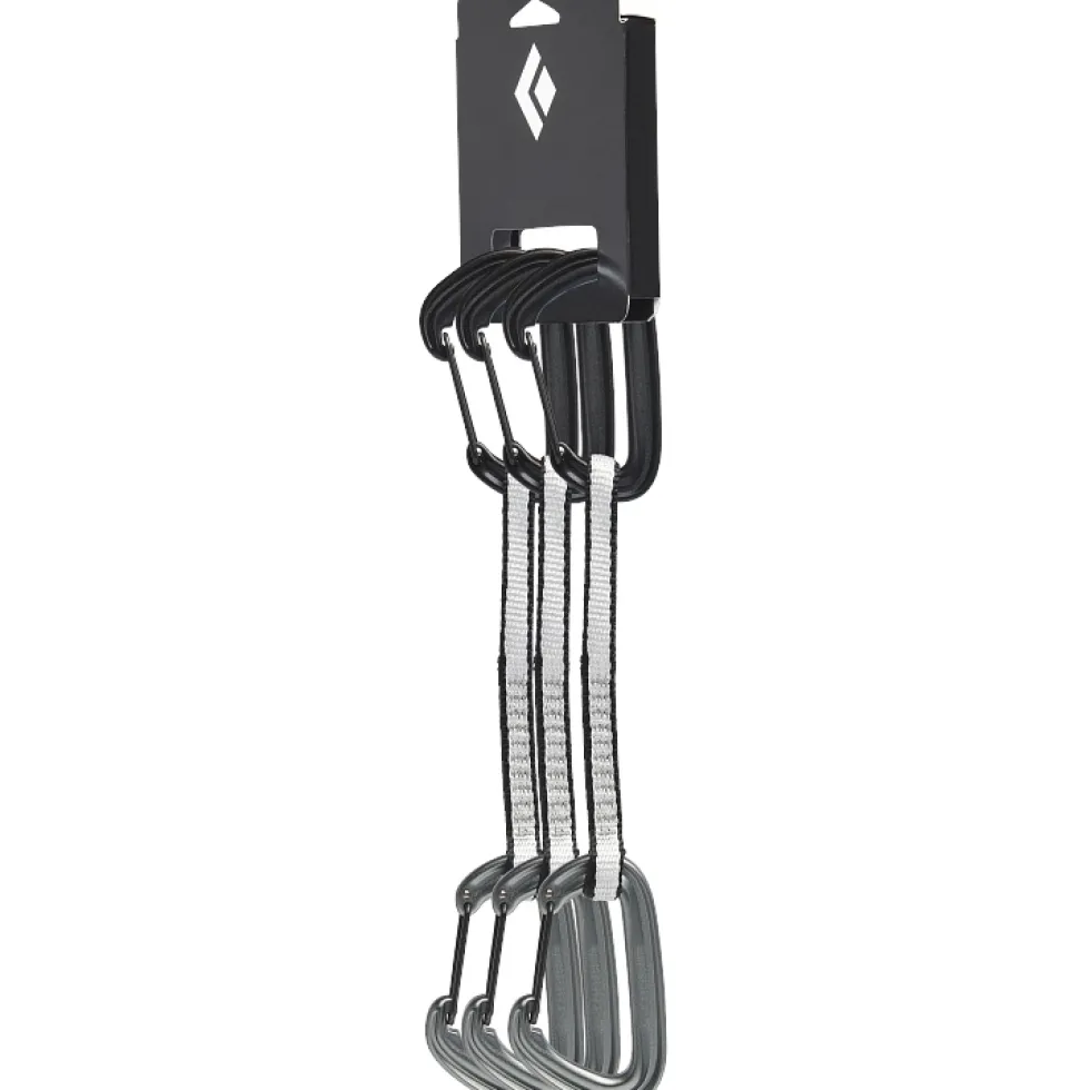 Black Diamond Litewire Quickdraw 16cm - Set van 3 - Light Grey