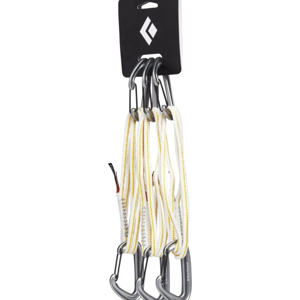 Black Diamond MiniWire Alpine Quickdraw 60cm - 3 Pack - Light Gray