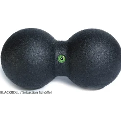 BLACKROLL DuoBall 12 cm - Fascia-Bal - black