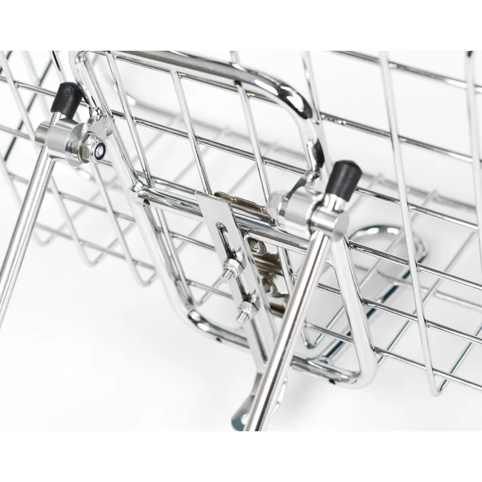 Bagagedragers < BLB Rack & Basket Combo Bagagedrager Voor & Mand Set - chroom