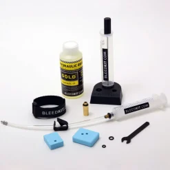 BLEEDKIT.COM Premium Road Gold Edition Bleeding Kit including Gold Oil for hydraulic Shimano Road Bike Brakes