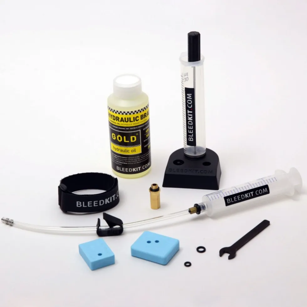 BLEEDKIT.COM Premium Road Gold Edition Bleeding Kit including Gold Oil for hydraulic Shimano Road Bike Brakes