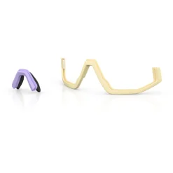 Bliz Fusion Bril - Matt Pastel Purple Yellow Logo - Brown Pink Multi